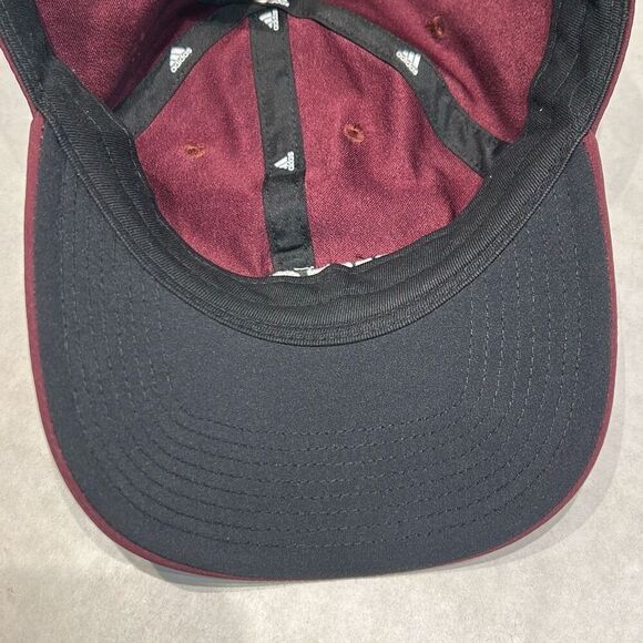 adidas Texas A&M University Hat Cap Maroon Embroidered Adjustable - Picture 8 of 10